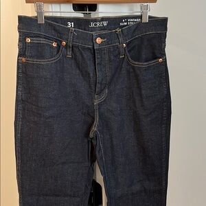 J. Crew Blue Straight Leg Jeans with Classic Design - Unisex